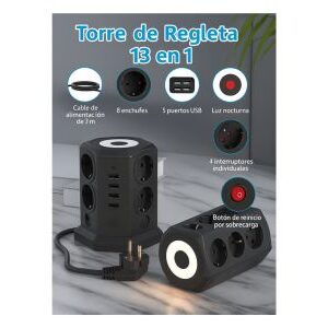 Foto producto Torre de regleta 13 en 1
